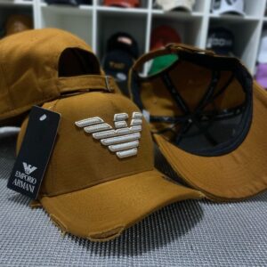 Boné Armani Aba Rasgadinha - MARROM