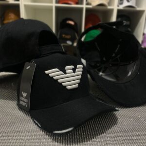 Boné Armani Aba Rasgadinha - PRETO