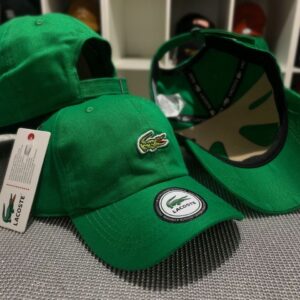Boné Lacoste Mini Croc - VERDE