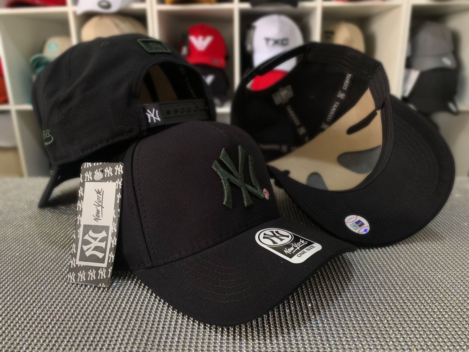 Boné New York Americano - PRETO/VERDE