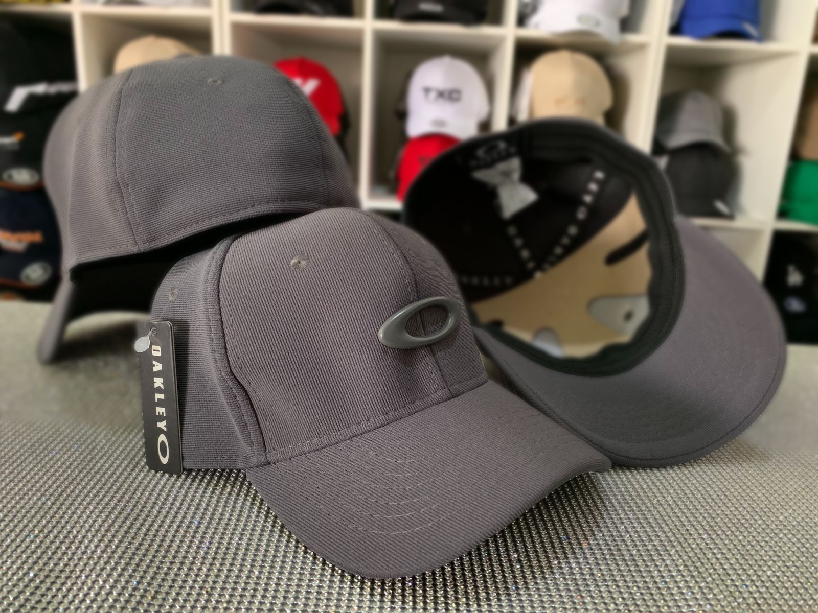 Boné Flexfit Oakley - CINZA/CINZA