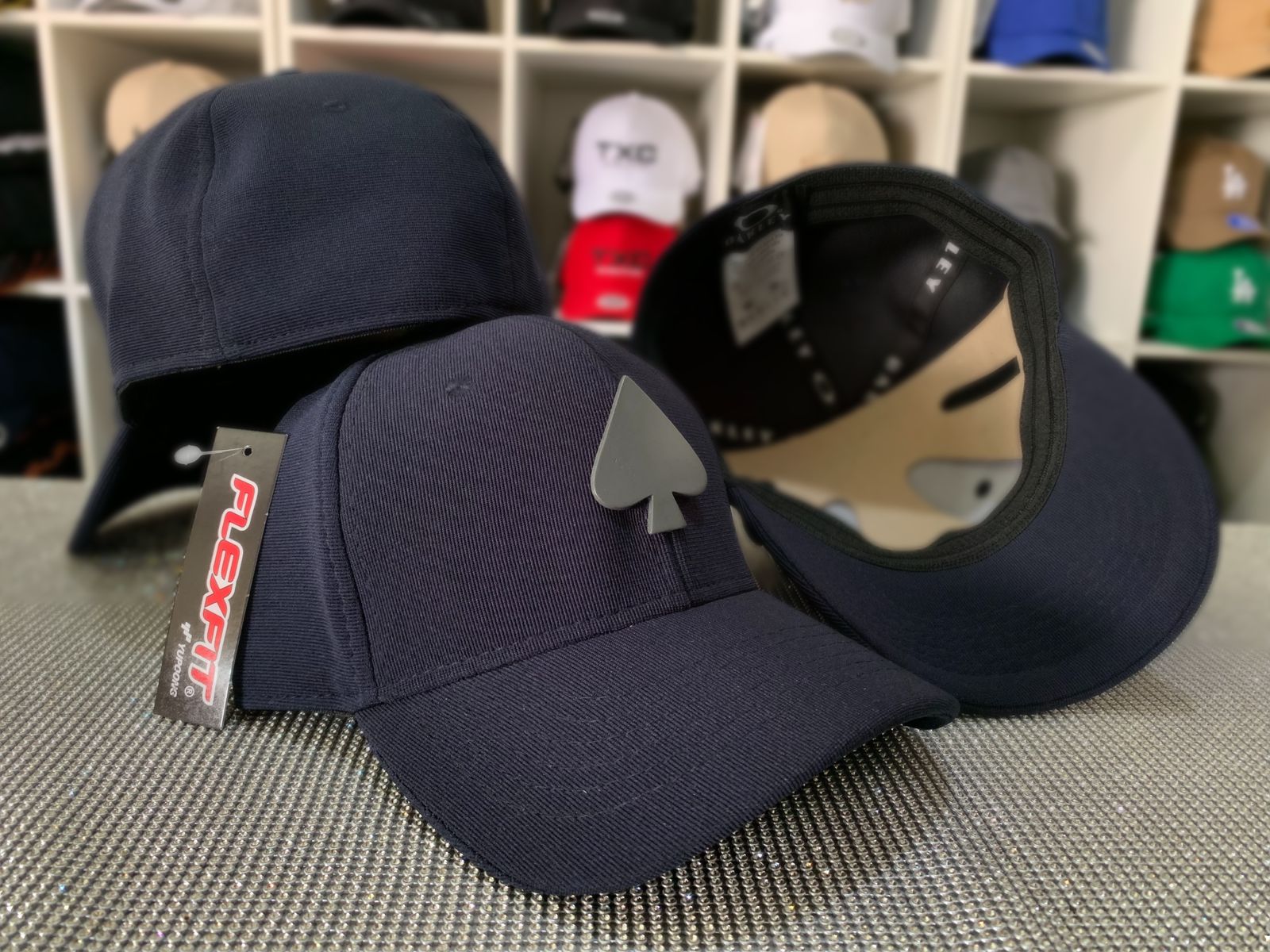 Boné Flexfit MCD - MARINHO/CINZA