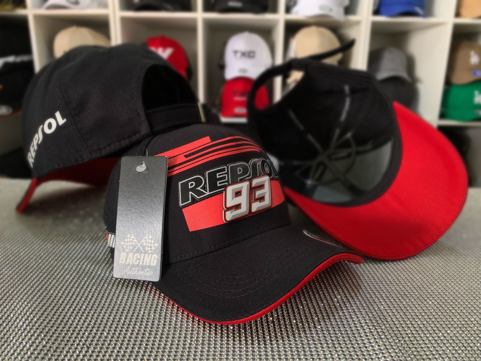 Boné Racing Repsol - PRETO