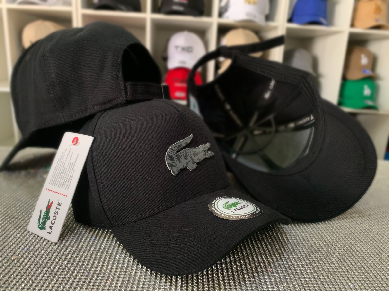 Boné Lacoste - PRETO