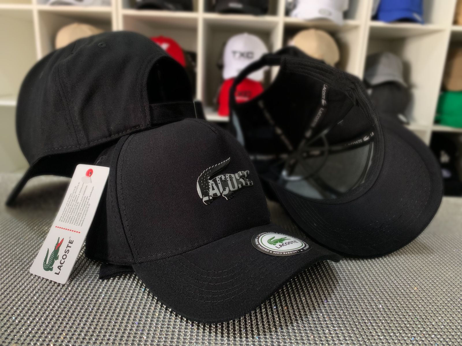 Boné Lacoste - PRETO