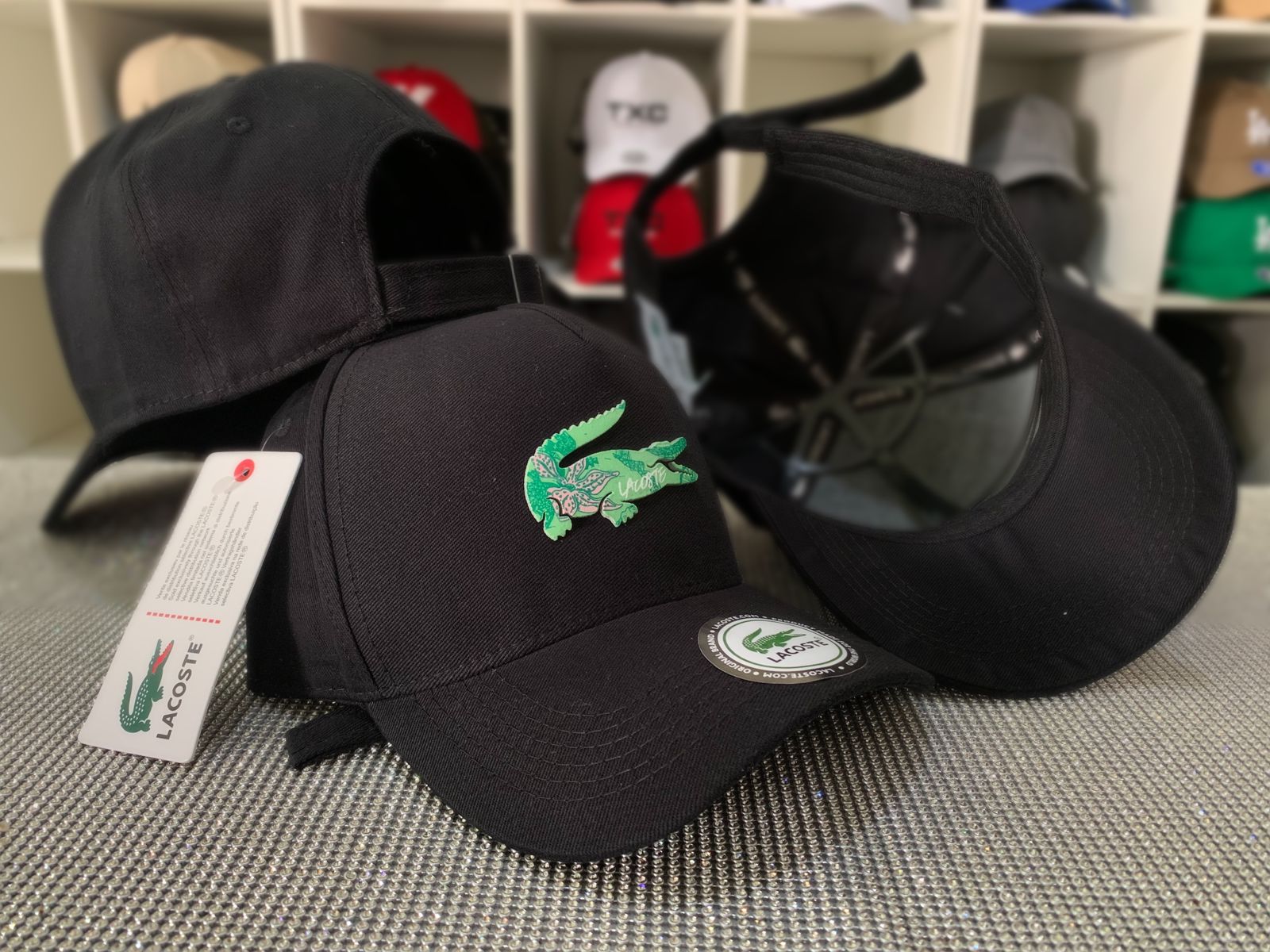 Boné Lacoste - PRETO