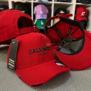 Boné Aba Rasgadinha Calvin Klein - VERMELHO