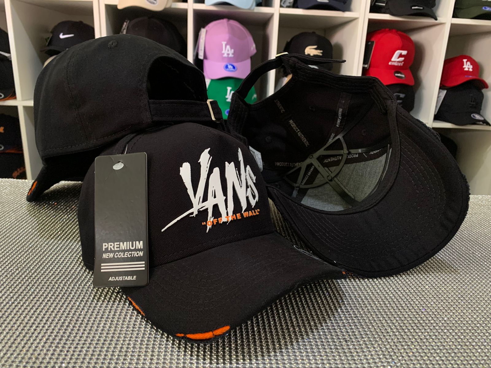 Boné Aba Rasgadinha VANS - PRETO