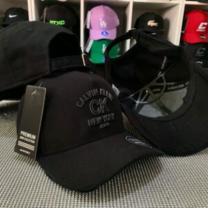 Boné Aba Rasgadinha Calvin Klein - PRETO