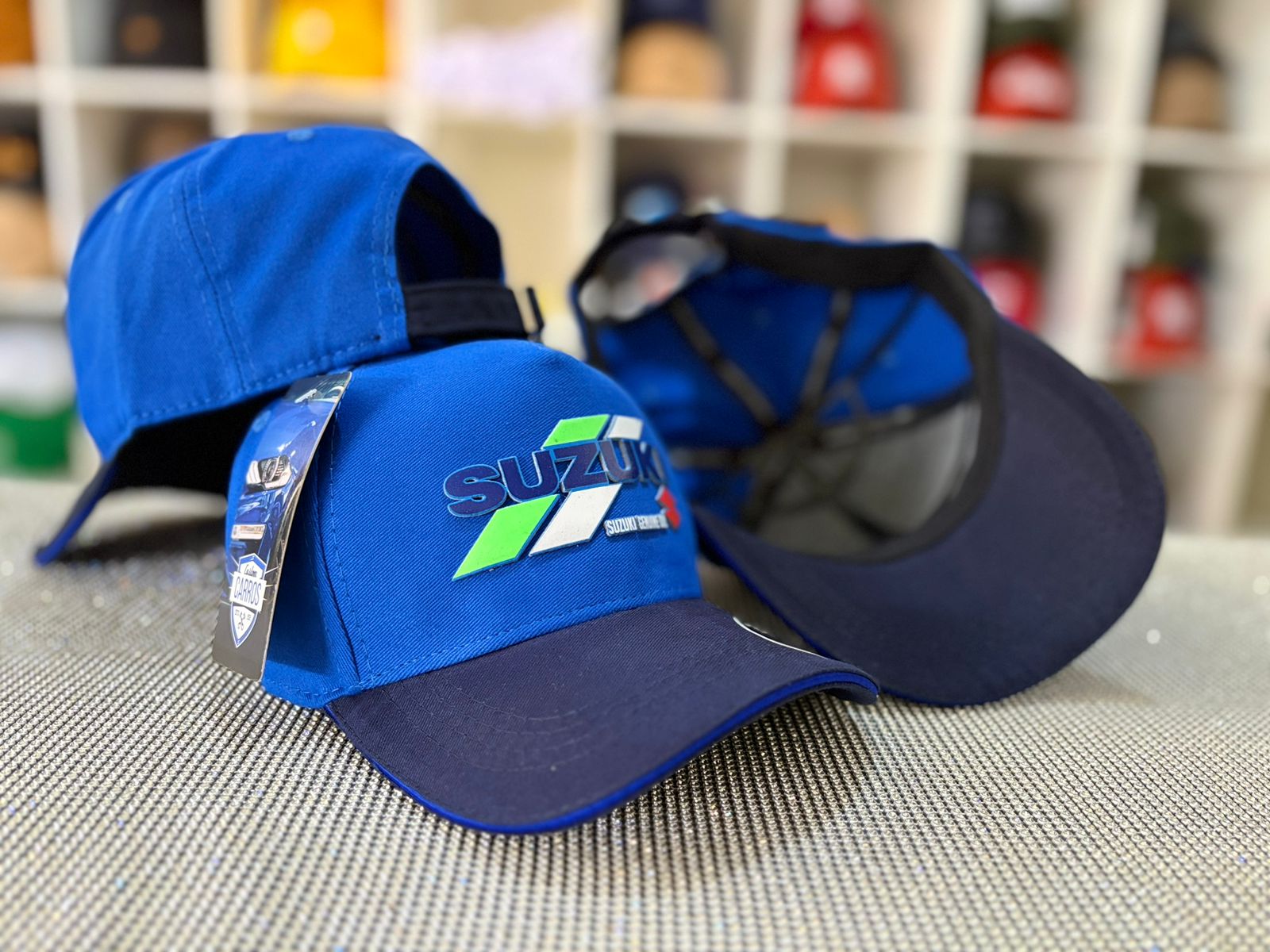 Boné Racing Suzuki - AZUL