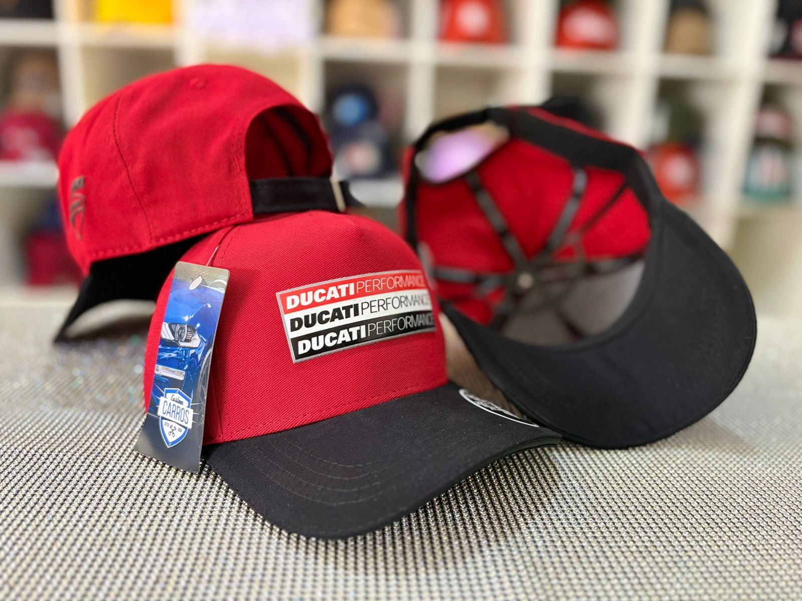 Boné Racing Ducati - VERMELHO