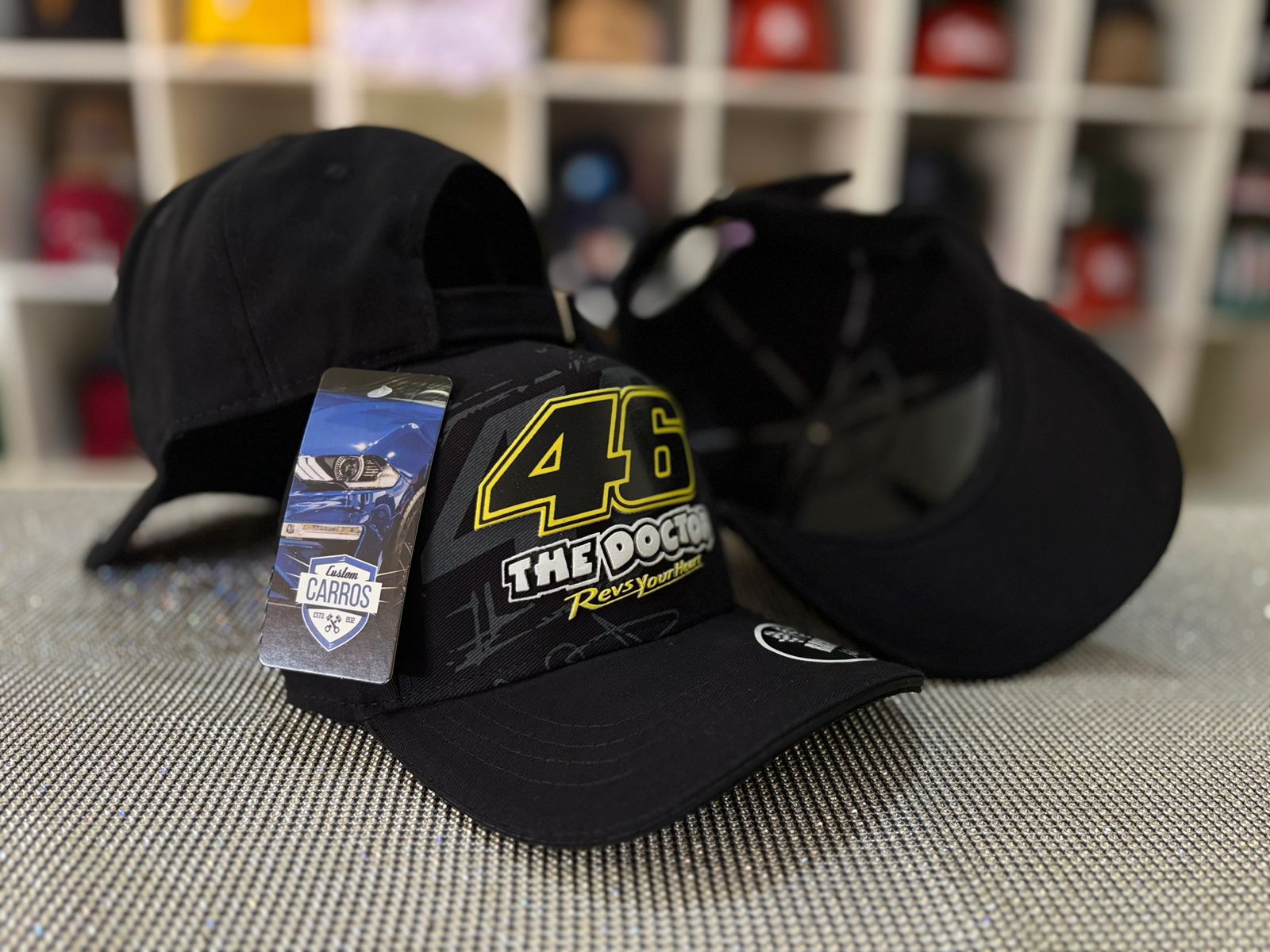 Boné Racing Valentino Rossi - PRETO